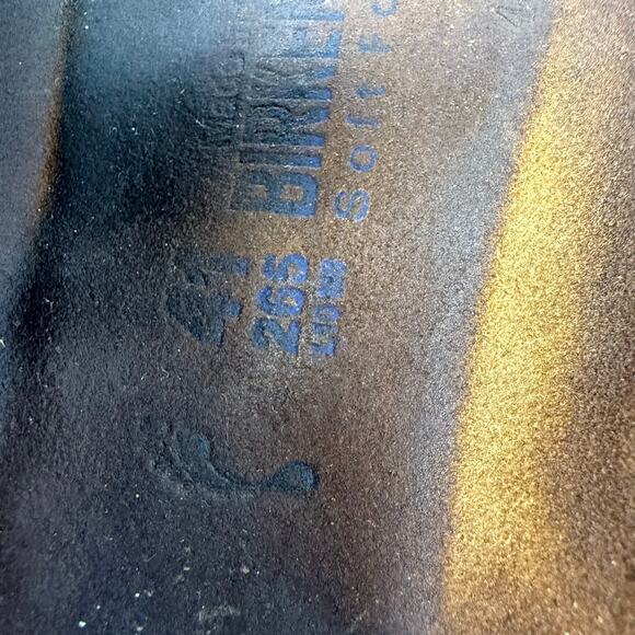 Birkenstock Arizona Sandals 41 (8-8.5 US) Mens Brown Leather Hippie Crunchy - Picture 9 of 12